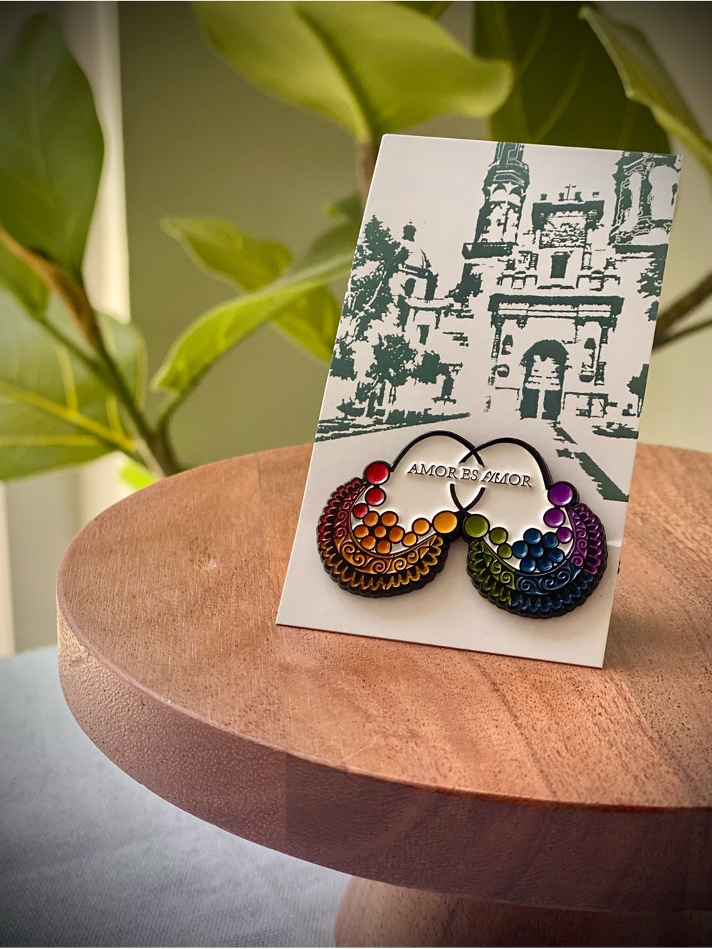 Handmade Arracadas Enamel Pin – Jerez, Zacatecas Tribute 🌈
